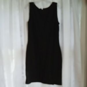 St. John Classic Black Mini Dress
